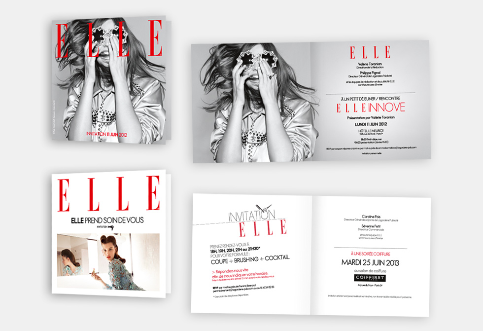 Invitation Elle innove, Invitation coiffirst