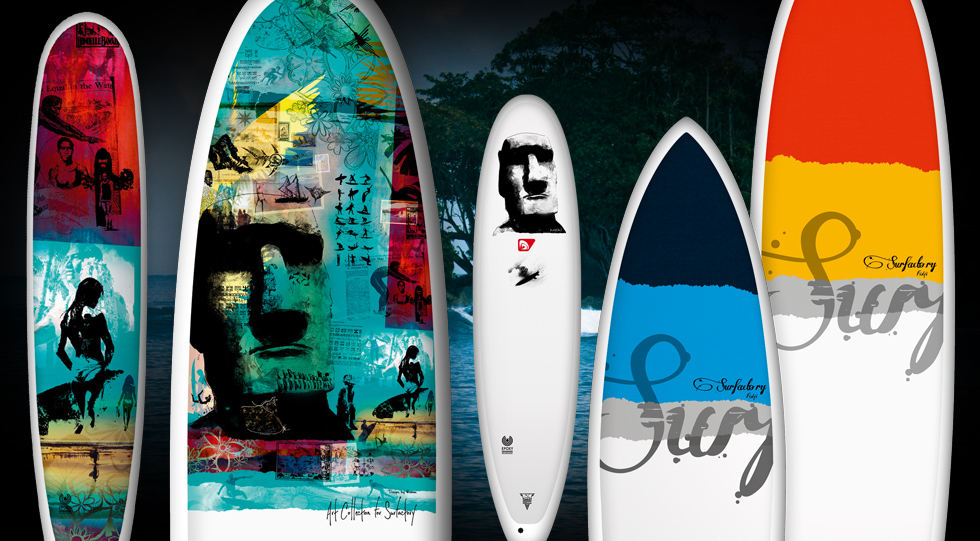 Surfactory, Création et design graphique de l'ensemble de la collection Surfactory 2014
