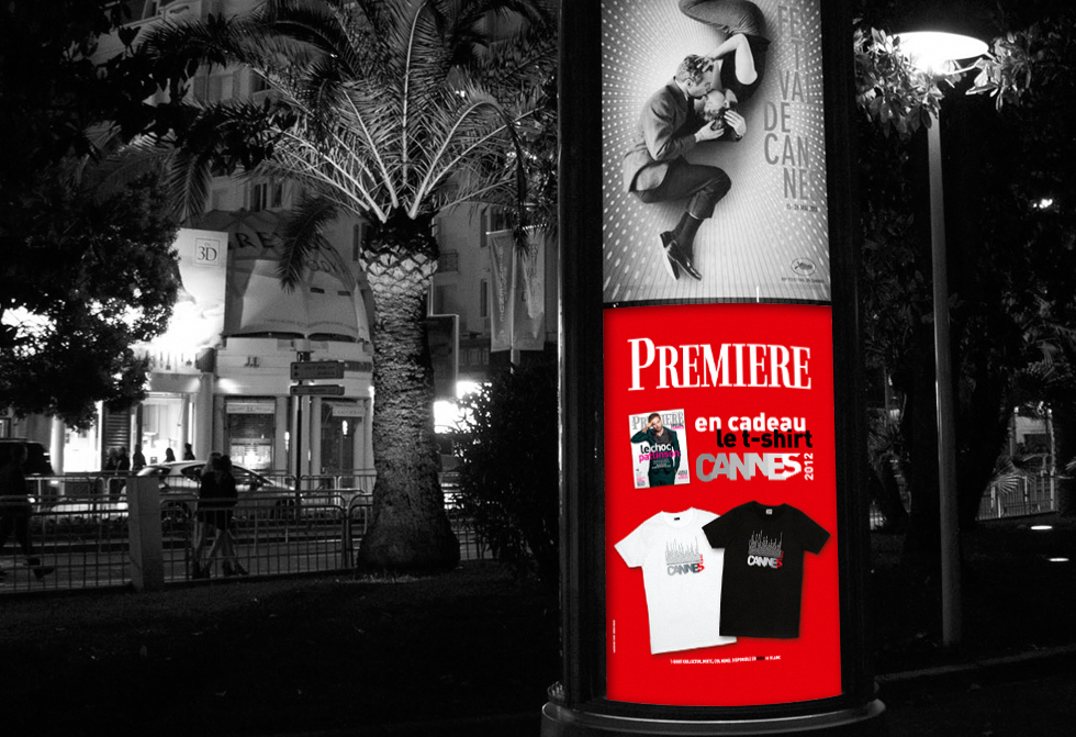 Premire: affichage national, plus-produit t-shirt festival de cannes